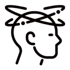 Verwirrung oder Desorientierung