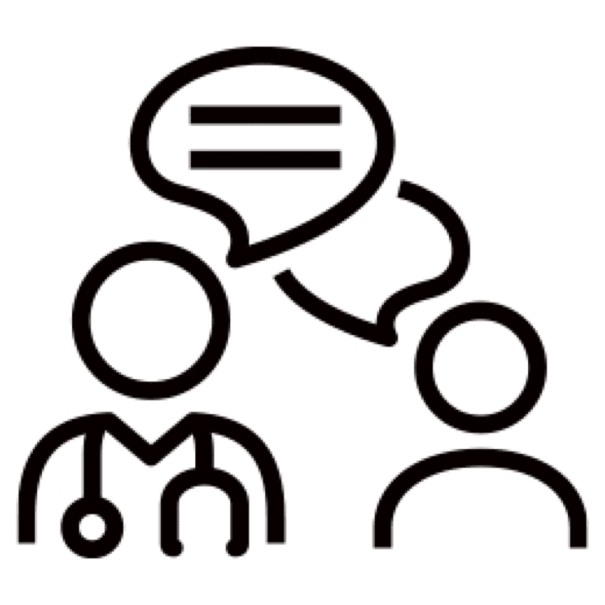 Das Gespräch mit dem Arzt